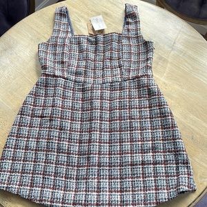 NWT Kori America Emerson Charles Houndstooth jumper/romper size Large